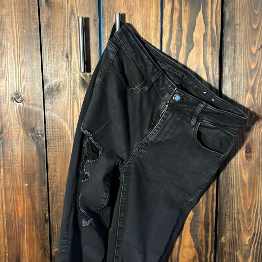 American eagle black skinny jeans